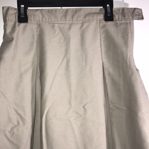 School Uniform Pleated Skirt Size 10 / Khaki - Picture 7 of 10